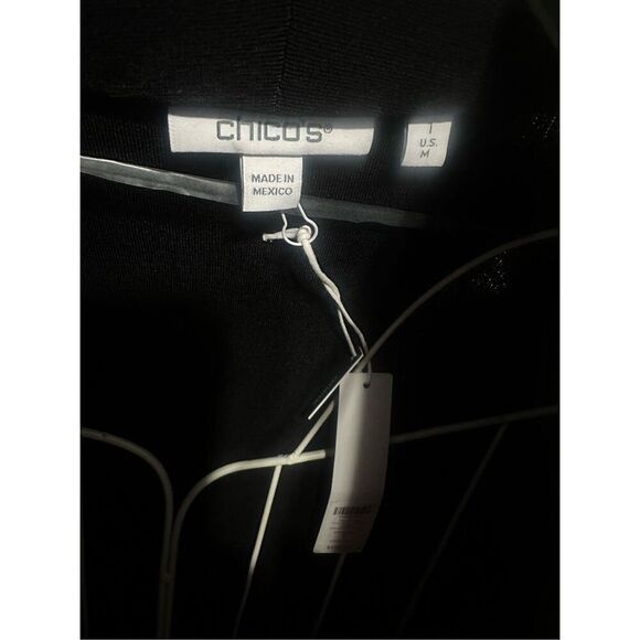 NEW WITH TAGS WOMEN Chico's Travelers ZIP SLEEVE cardigan Jacket Woman Size 1 (s - Picture 11 of 13